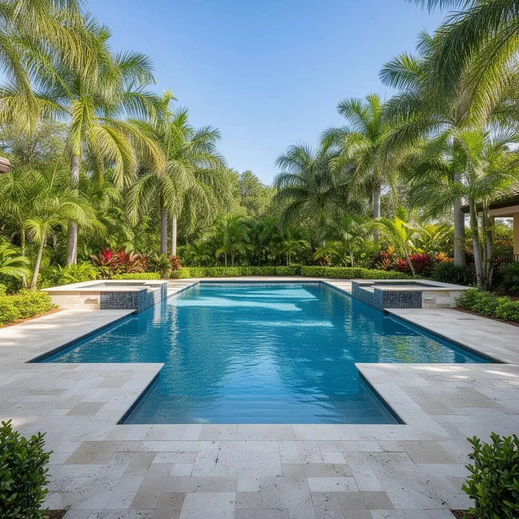 Hallmark Pool & Spa World / Pool Builder Orlando pool renovation project